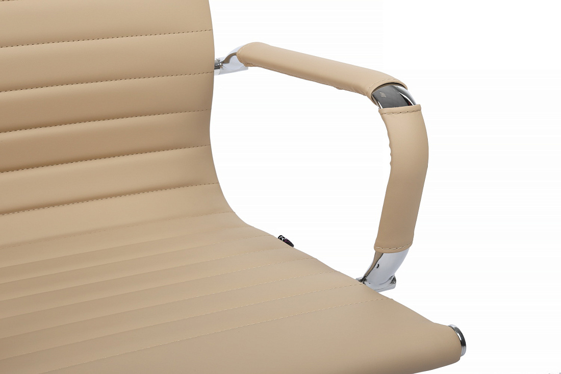 Конференц-кресло RV Chair HUGO 6002-3EC Бежевая экокожа  стоимость