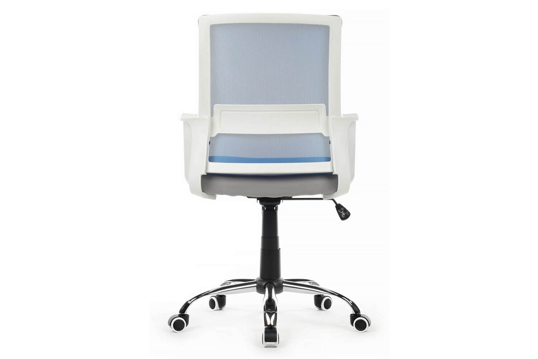 кресло rv chair mint 1029mw синяя сетка / серая ткань фото