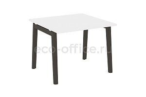 Стол переговорный (1 столешница) ONIX WOOD OW.PRG-1.1 Белый Бриллиант / Дуб Тёмный фото