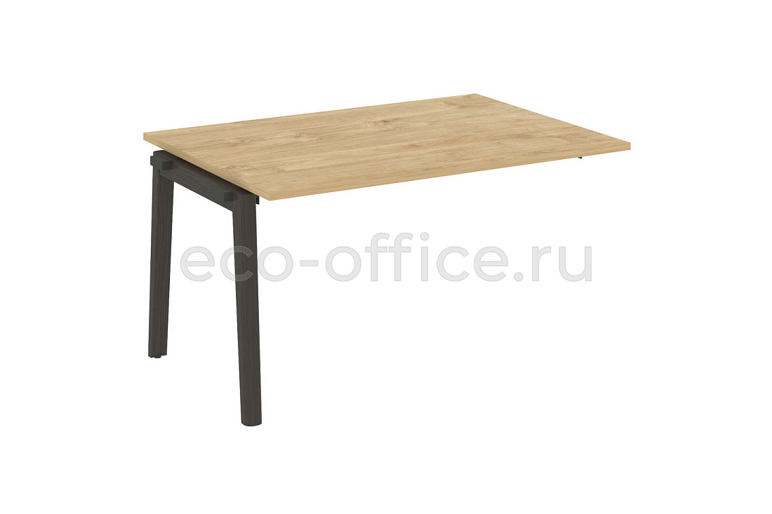 проходной наборный элемент переговорного стола onix wood ow.nprg-3 тиквуд светлый / дуб тёмный фото