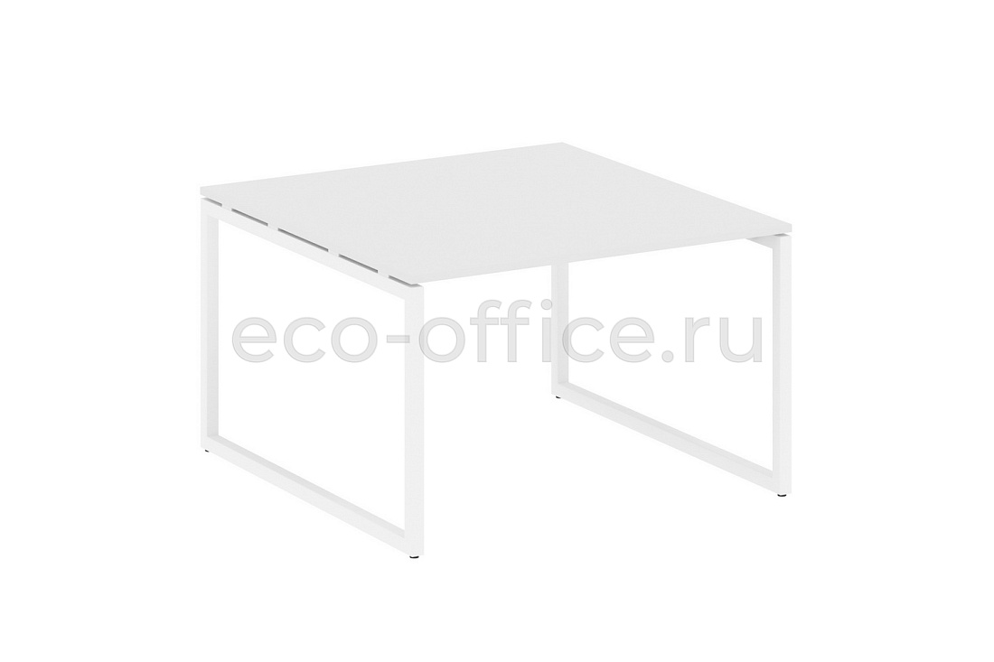 Стол переговорный (1 столешница) METAL SYSTEM QUATTRO 4x4 40БО.ПРГ-1.2 Белый / Белый металл  стоимость