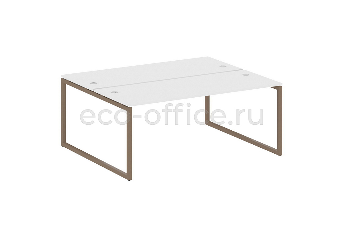 Рабочая станция METAL SYSTEM QUATTRO 4x4 40БО.РАС-СП-2.5 Белый / Мокко металл  стоимость