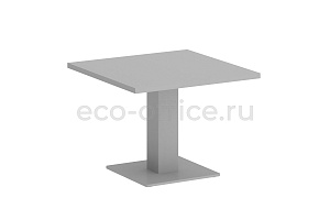 Стол журнальный квадратный VR.SP-5-60.2G Серый / Серый металл фото