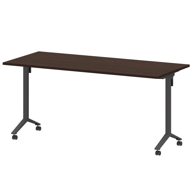 стол мобильный складной protech мб22-160.70 дуб венге/антрацит фото