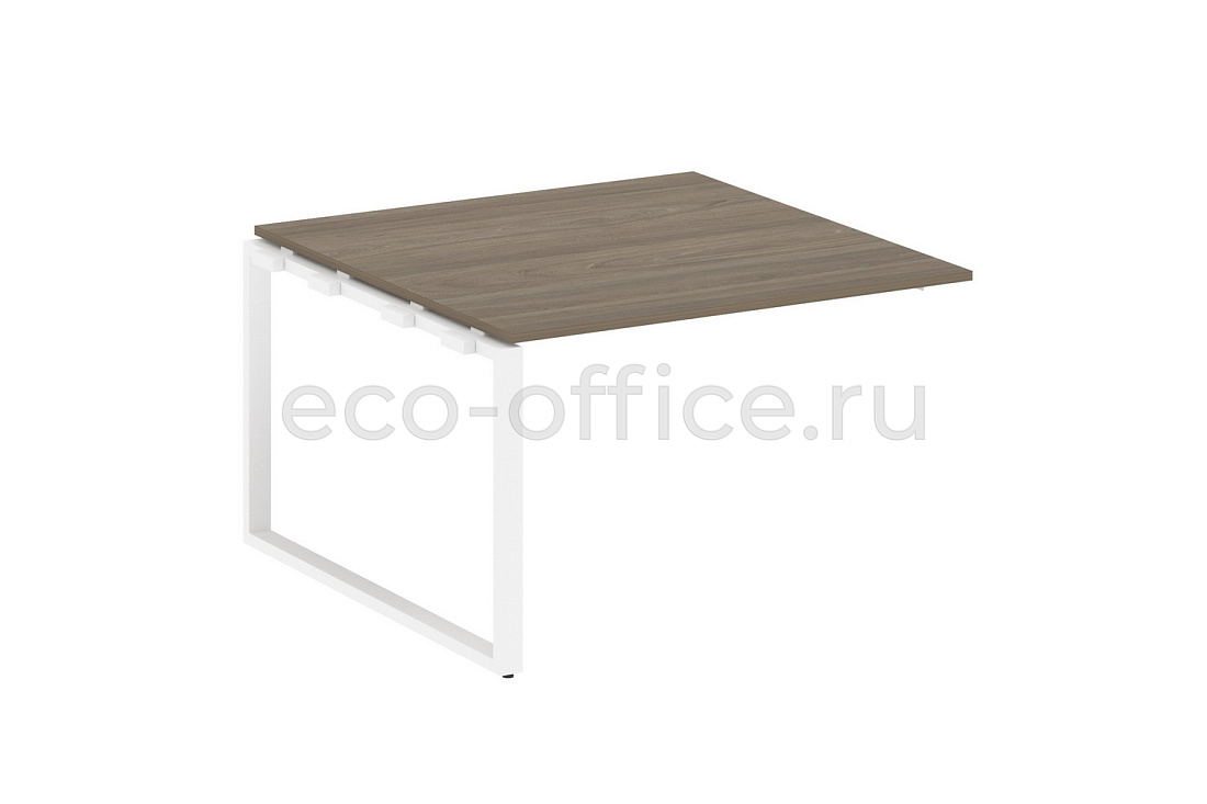 Проходной наборный элемент переговорного стола METAL SYSTEM STYLE БО.ППРГ-2 Вяз Благородный / Белый металл  стоимость