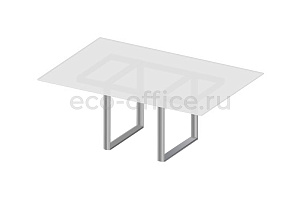 Стол для совещаний OC180V Матовое стекло фото