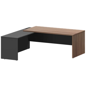 Стол руководителя левый Protech KZP-20L Темный шимо/Графит фото