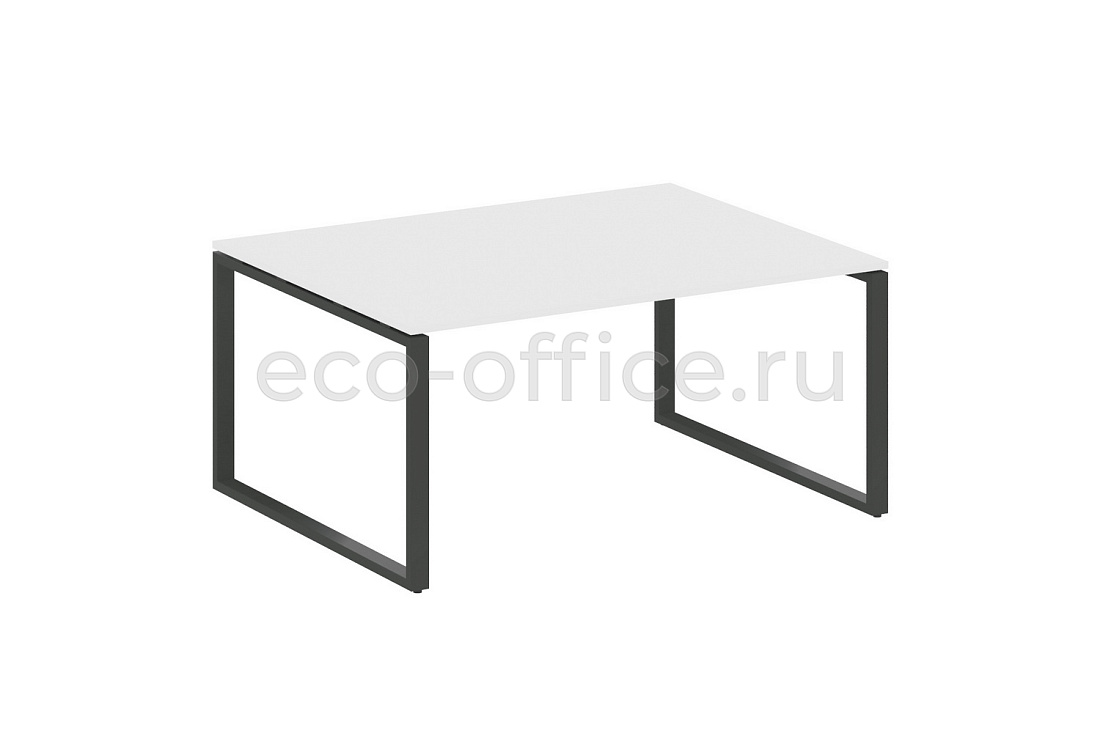Стол переговорный (1 столешница) METAL SYSTEM STYLE БО.ПРГ-1.4 Белый / Антрацит металл  стоимость