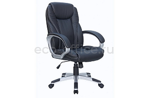 Кресло руководителя RV Chair RIPLI 9263 Чёрная экокожа фото