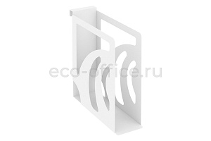 Навесной лоток для папок узкий MAN-11 Белый металл фото