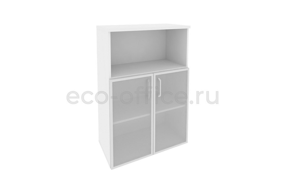 Шкаф средний широкий ONIX O.ST-2.2 R Белый Бриллиант купить в Москве