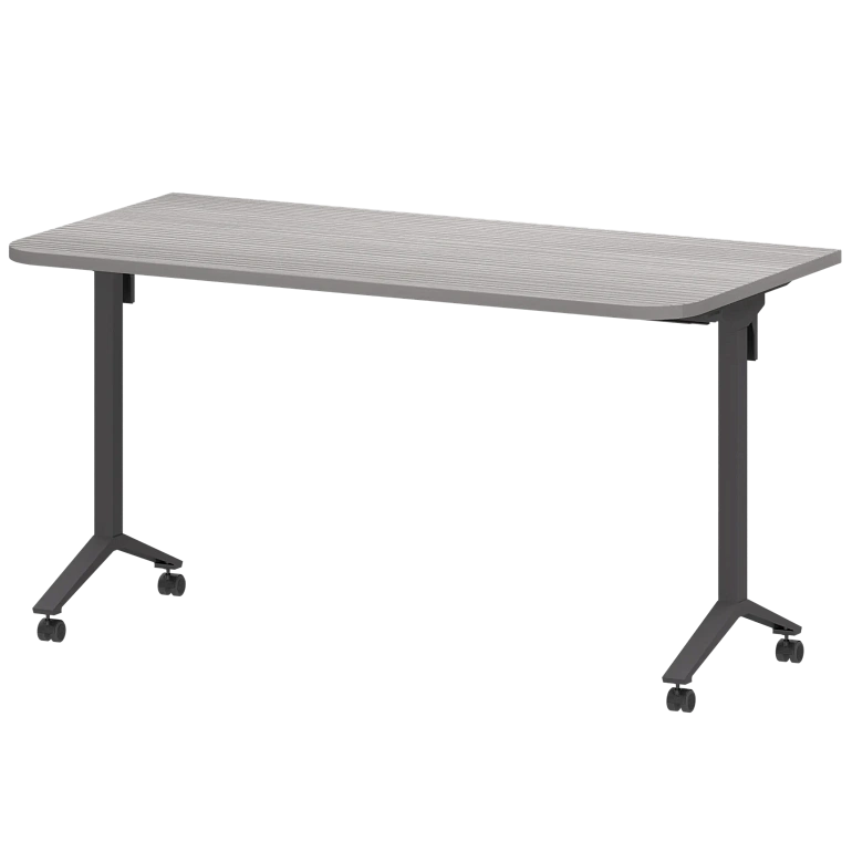 стол мобильный складной радиусный protech мб25-140.70р лиственница/антрацит фото