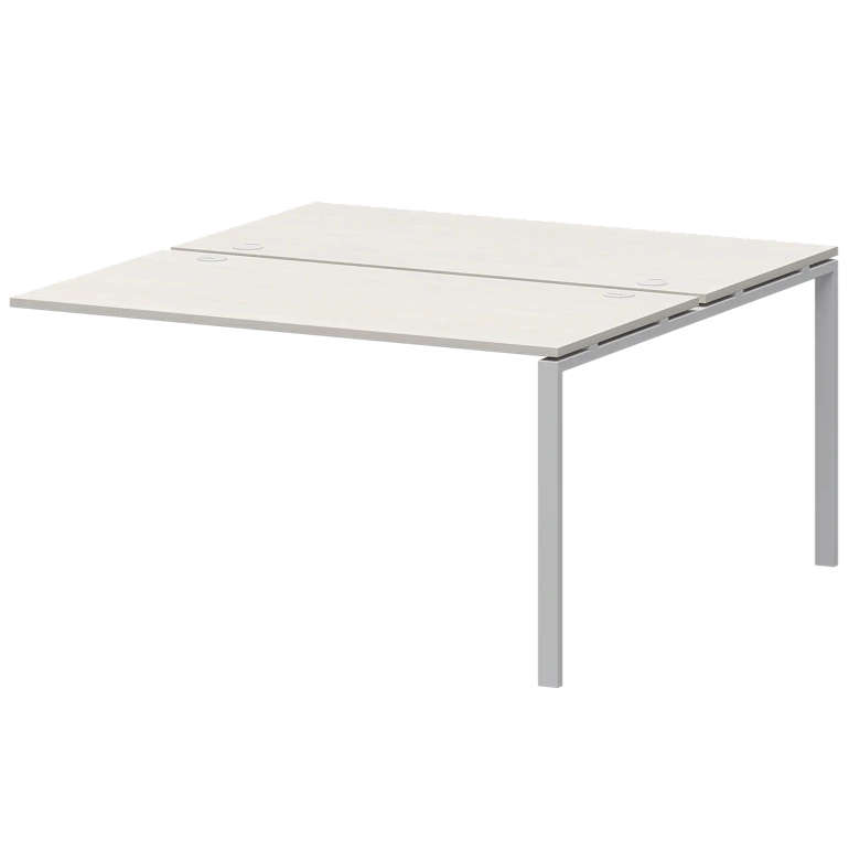 модуль двойной на 2 рабочих места protech амбэ-004 ясень шимо/белый фото