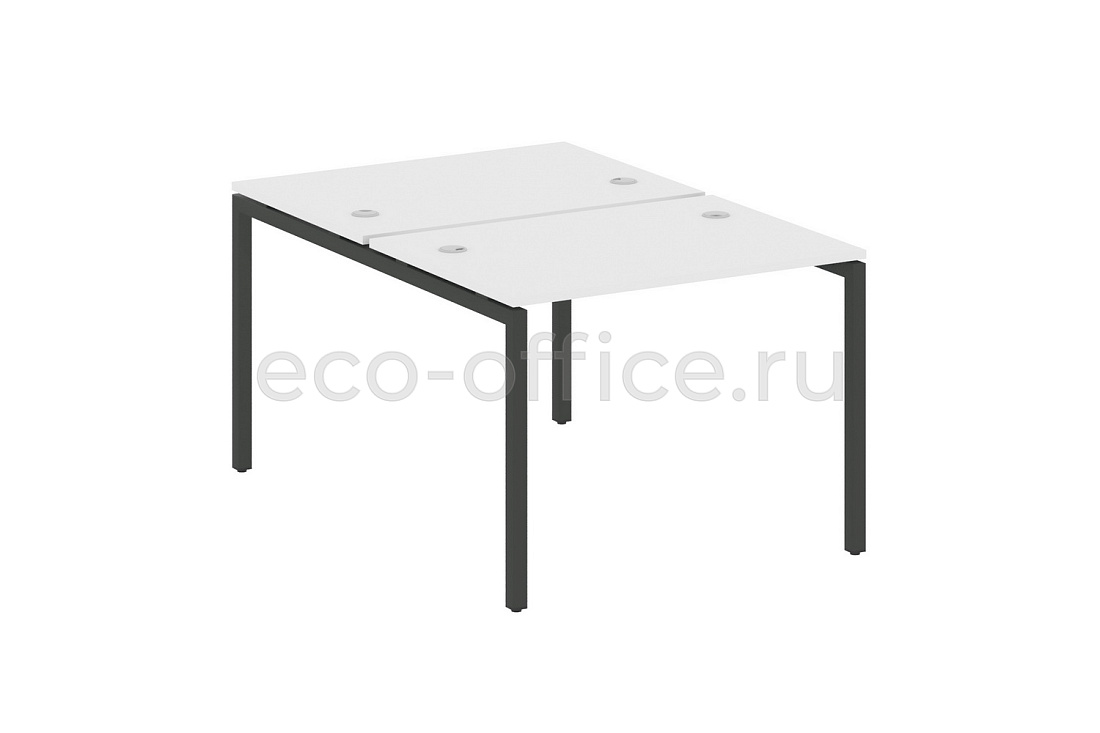 Рабочая станция METAL SYSTEM QUATTRO 4x4 40БП.РАС-СП-2.1 Белый / Антрацит металл  стоимость