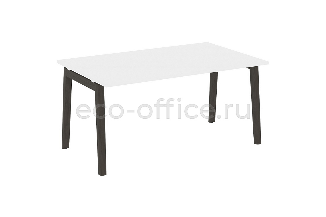 Стол переговорный (1 столешница) ONIX WOOD OW.PRG-1.4 Белый Бриллиант / Дуб Тёмный  стоимость