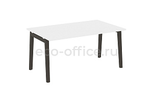 Стол переговорный (1 столешница) ONIX WOOD OW.PRG-1.4 Белый Бриллиант / Дуб Тёмный фото