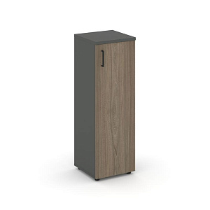 Шкаф средний узкий STYLE PROJECT SN.STU-204(R) Антрацит/Вяз Благородный/Черный Ручки фото