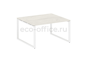 Стол переговорный (1 столешница) METAL SYSTEM STYLE БО.ПРГ-1.3 Дуб Наварра / Белый металл фото