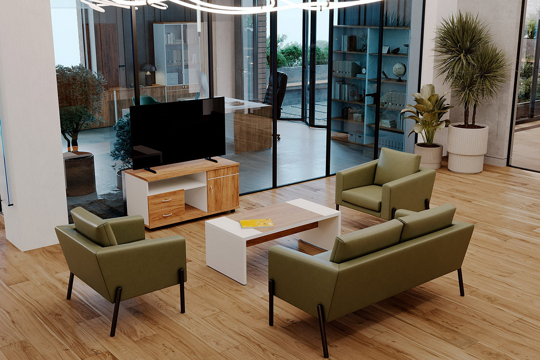 мебель для персонала tess дуб крафт золотой фото