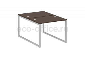 Рабочая станция METAL SYSTEM QUATTRO 4x4 40БО.РАС-СП-2.1 Венге Цаво / Серый металл фото