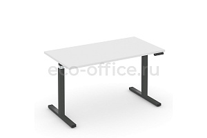Стол электроподъёмный MOVE UP MV.SE-3.7 Белый Бриллиант / Антрацит металл фото