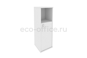 Шкаф средний узкий правый STYLE Л.СУ-2.1 (R) Белый фото