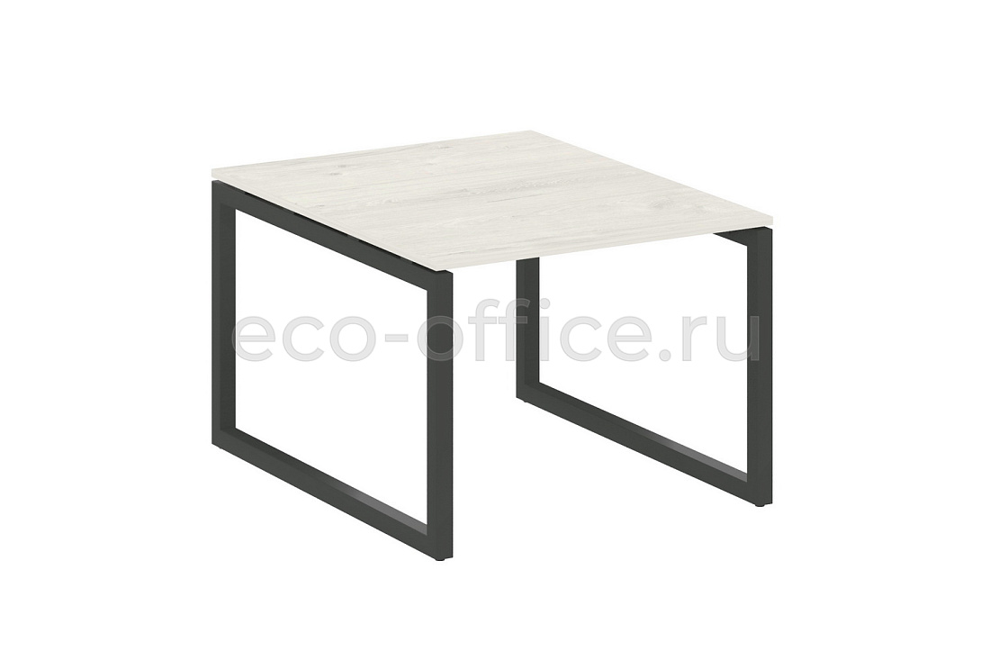 Стол переговорный (1 столешница) METAL SYSTEM QUATTRO 5x5 50БО.ПРГ-1.1 Дуб Наварра / Антрацит металл   стоимость