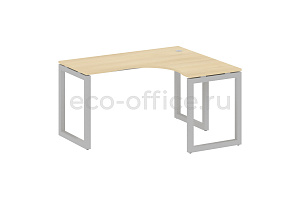 Стол криволинейный правый METAL SYSTEM QUATTRO 5x5 50БО.СА-3 Пр Акация Лорка / Серый металл фото