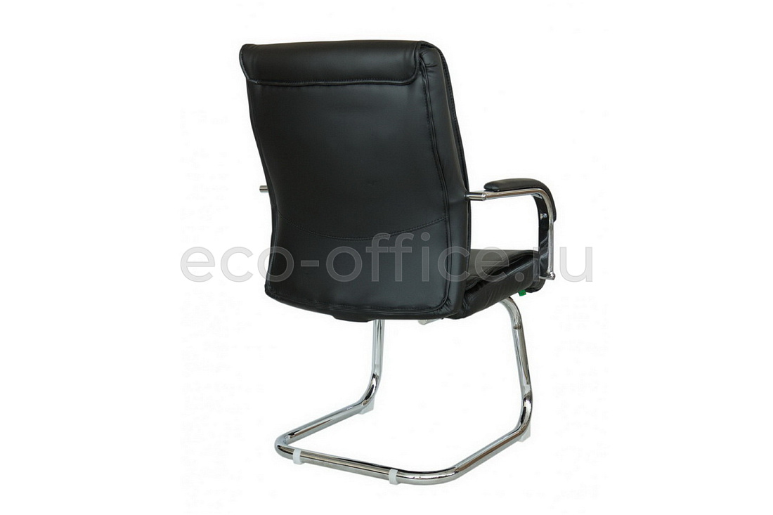 Конференц-кресло RV Chair ATOM 9249-4 Чёрная экокожа  стоимость