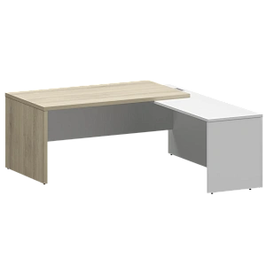 Стол руководителя правый Protech KZP-18R Кронберг/Белый фото