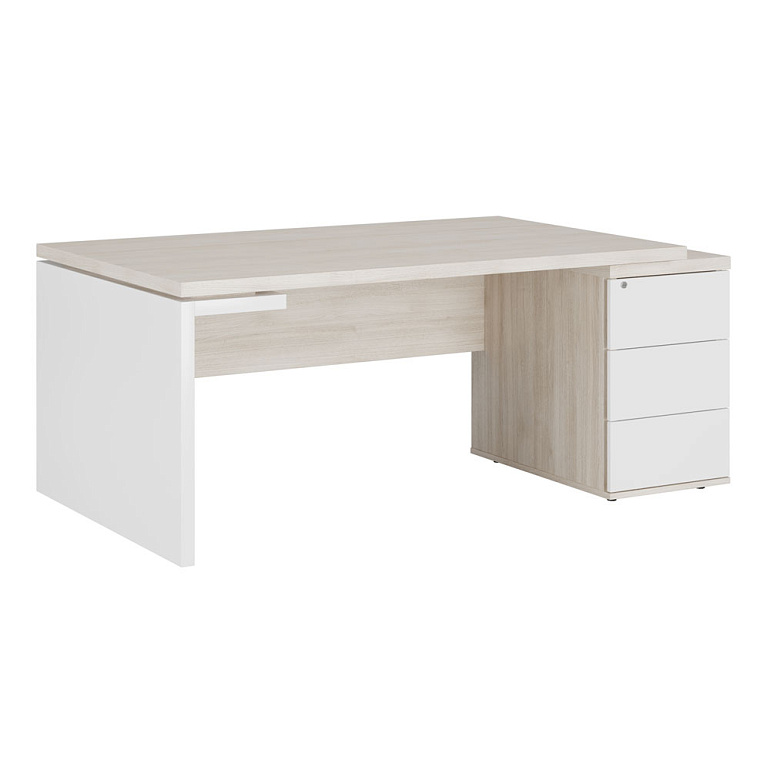 стол рабочий на опорной тумбе правый zion zio28511321 фото