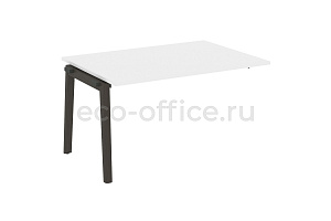 Проходной наборный элемент переговорного стола ONIX WOOD OW.NPRG-3 Белый Бриллиант / Дуб Тёмный фото