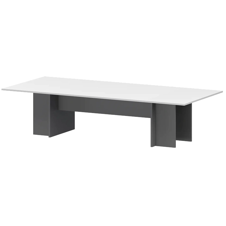 стол переговорный тип2 protech смсп25-10.123 графит/белый фото