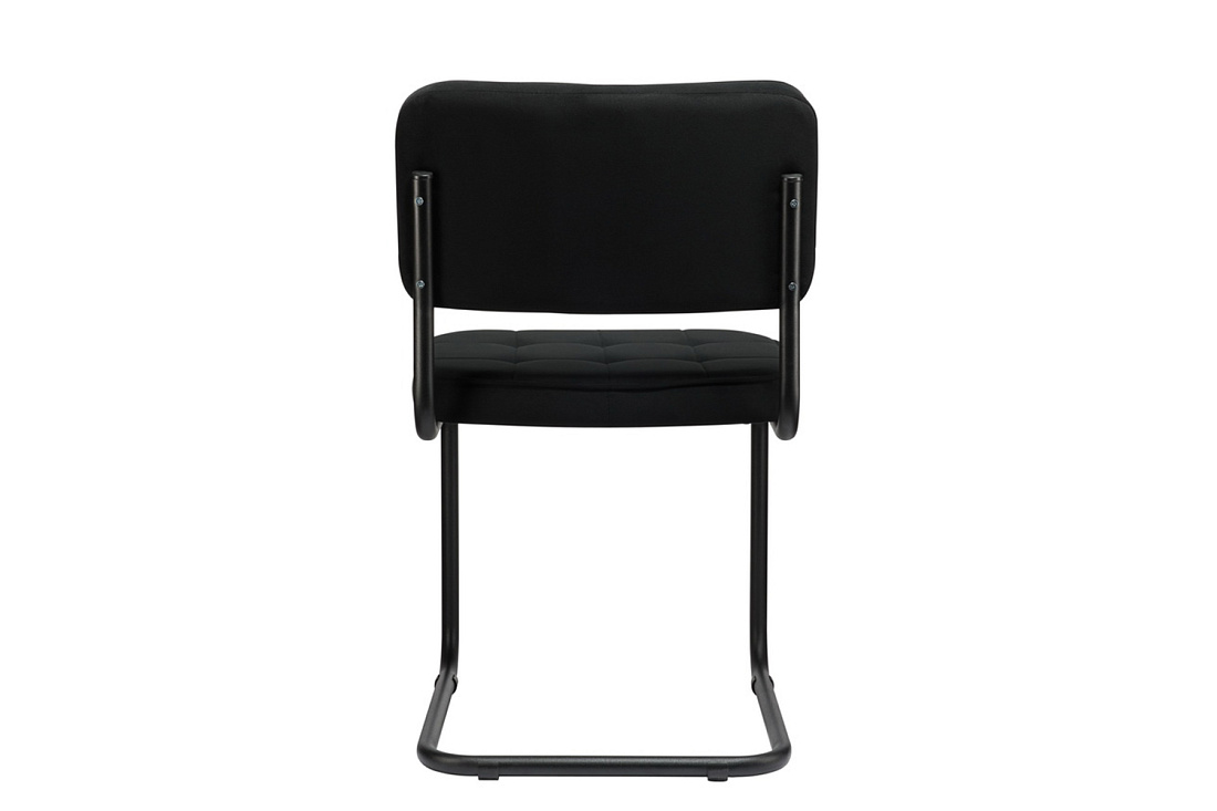 комплект конференц-кресел eco-chair colombo comfort clm-05 чёрный велюр / черный металл фото