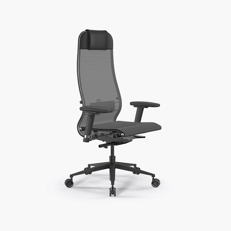 кресло офисное synchrosit 10 b1-104d - x2 /um00/nb00/d03p(m23.b11.g19.w26) (серый(допчерный)) фото