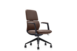 Кресло руководителя RV Design VENETTO-M FK013-B12 Коричневая кожа фото