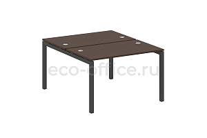 Рабочая станция METAL SYSTEM QUATTRO 5x5 50БП.РАС-СП-2.2 Венге Цаво / Антрацит металл фото