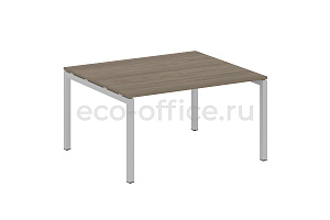 Стол переговорный (1 столешница) METAL SYSTEM QUATTRO 5x5 50БП.ПРГ-1.3 Вяз Благородный / Серый металл фото