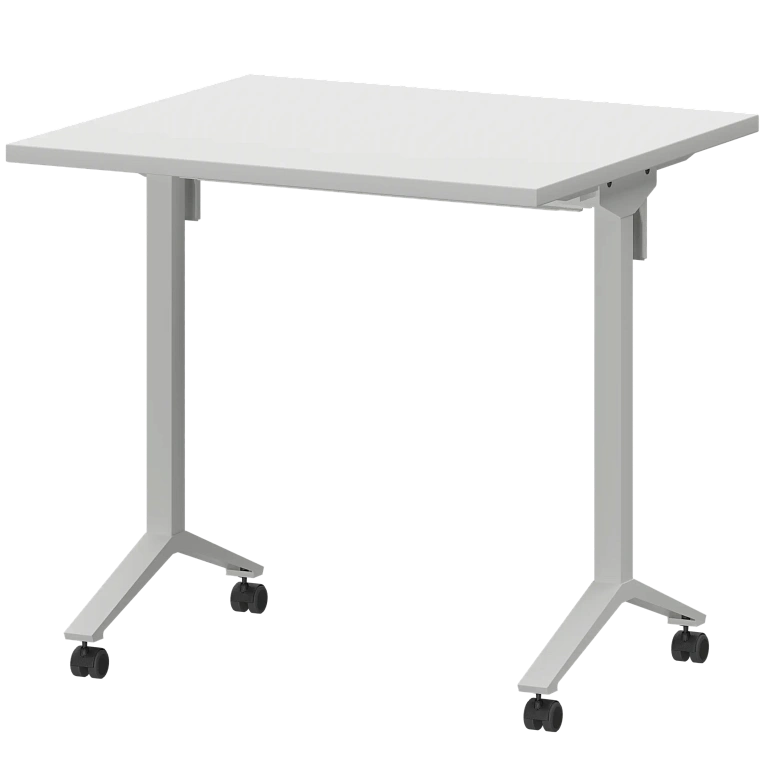 стол мобильный складной protech мб25-80.70 белый/белый фото