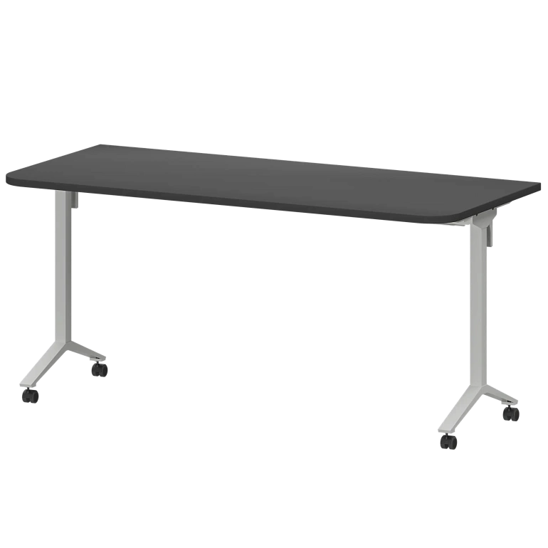 стол мобильный складной радиусный protech мб25-160.70р графит/белый фото