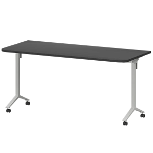 Стол мобильный складной радиусный Protech МБ25-160.70Р Графит/Белый фото