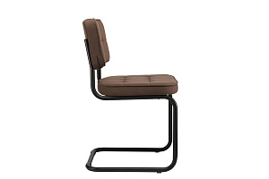 Конференц-кресло ECO-CHAIR COLOMBO Comfort CLM-05 Коричневый велюр / Черный металл фото