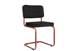 Комплект конференц-кресел ECO-CHAIR COLOMBO Comfort CLM-05 Чёрный велюр / Терракот метал фото