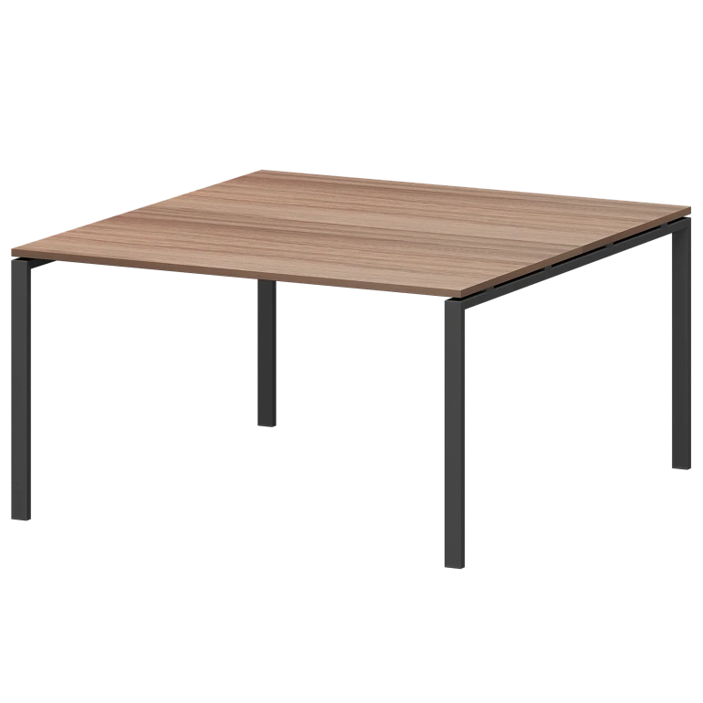 стол переговорный на металлокаркасе protech амп-005.123 темный шимо/антрацит фото