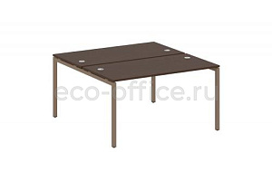 Рабочая станция METAL SYSTEM QUATTRO 4x4 40БП.РАС-СП-2.3 Венге Цаво / Мокко металл фото