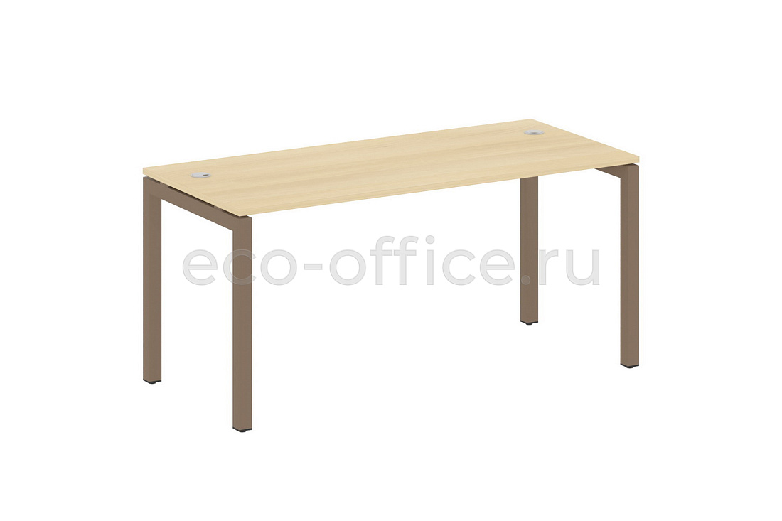 Стол письменный METAL SYSTEM QUATTRO 5x5 50БП.СП-4 Акация Лорка / Мокко металл купить в Москве