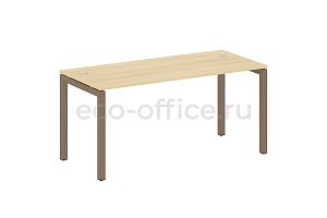 Стол письменный METAL SYSTEM QUATTRO 5x5 50БП.СП-4 Акация Лорка / Мокко металл фото