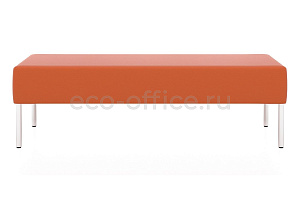Банкетка трехместная MC NEW экокожа Euroline 112 Оранжевый фото