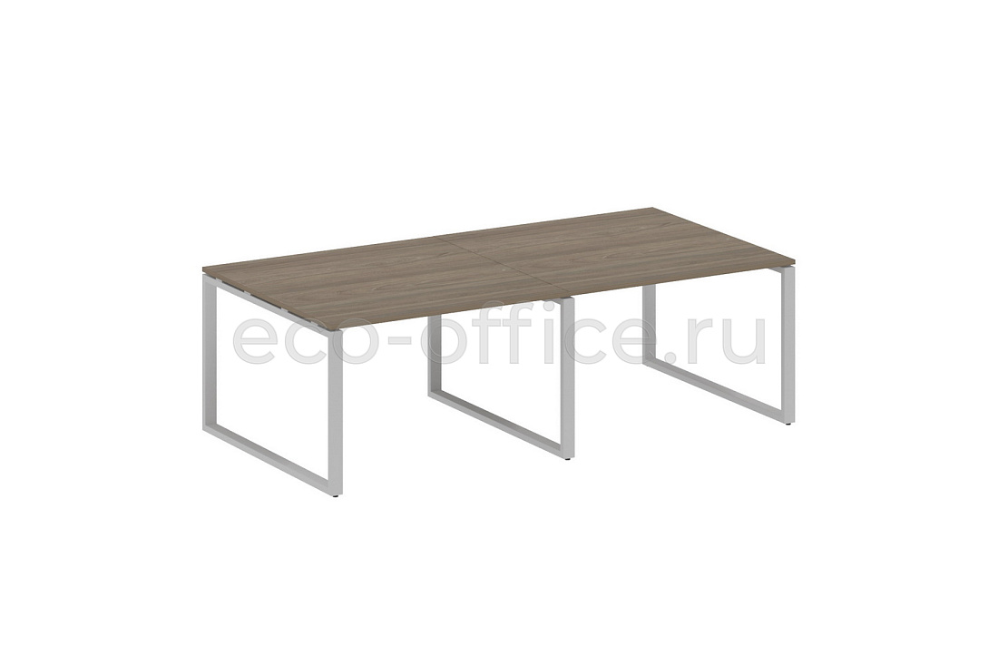 Стол переговорный (2 столешницы) METAL SYSTEM STYLE БО.ПРГ-2.2 Вяз Благородный / Серый металл  стоимость