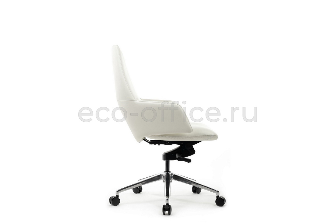 Кресло руководителя RV Design SPELL-M B1719 Белая кожа  стоимость